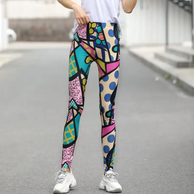 Zebra Print Slim Fit Leggings Women's Outerwear - Image 14