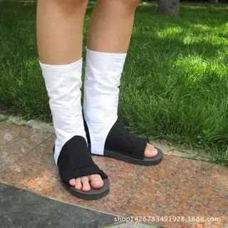 Japanese Ninja Sandals Black White Casual - Image 2