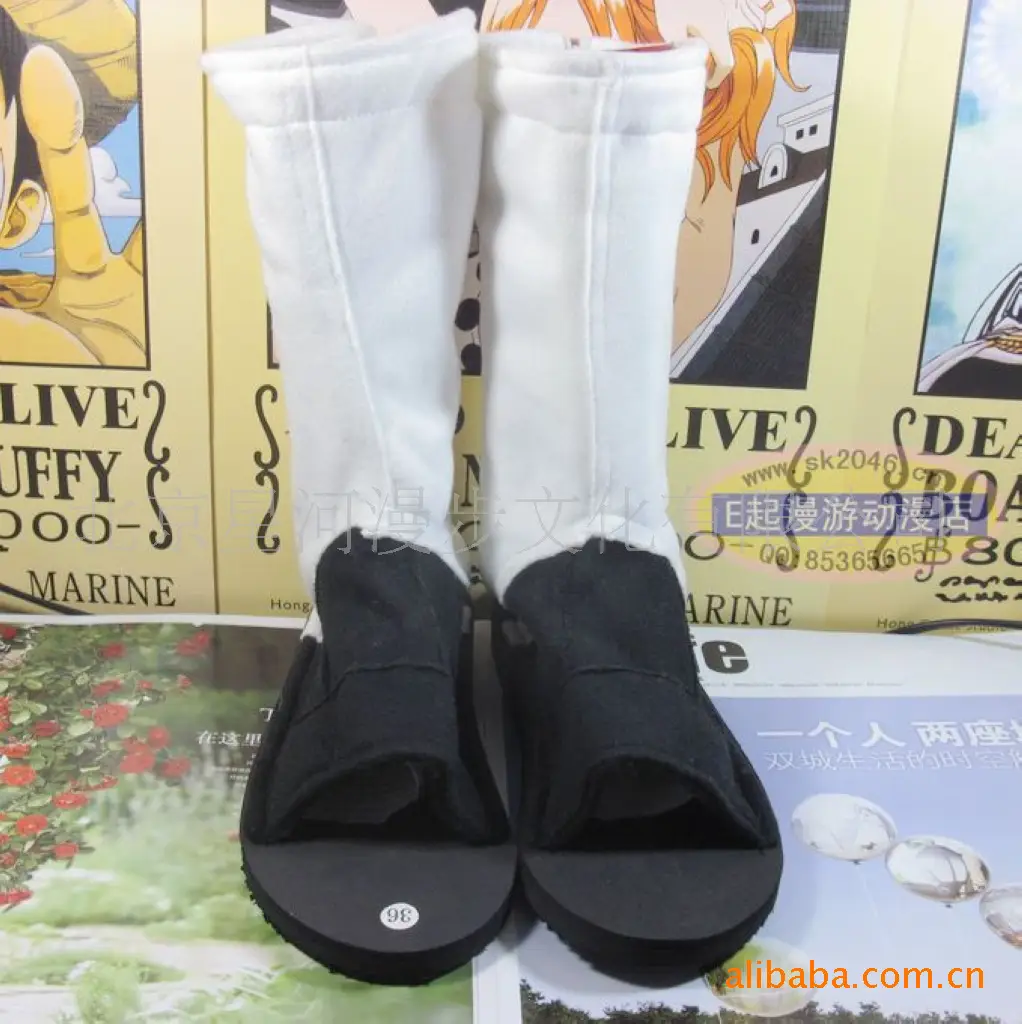Japanese Ninja Sandals Black White Casual — feature 6