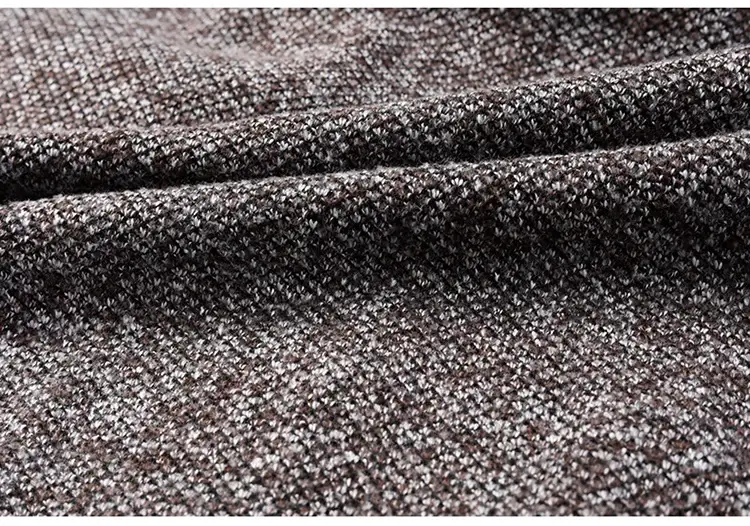 Men's Thickened Sweater Jacket Large Grey — feature 35
