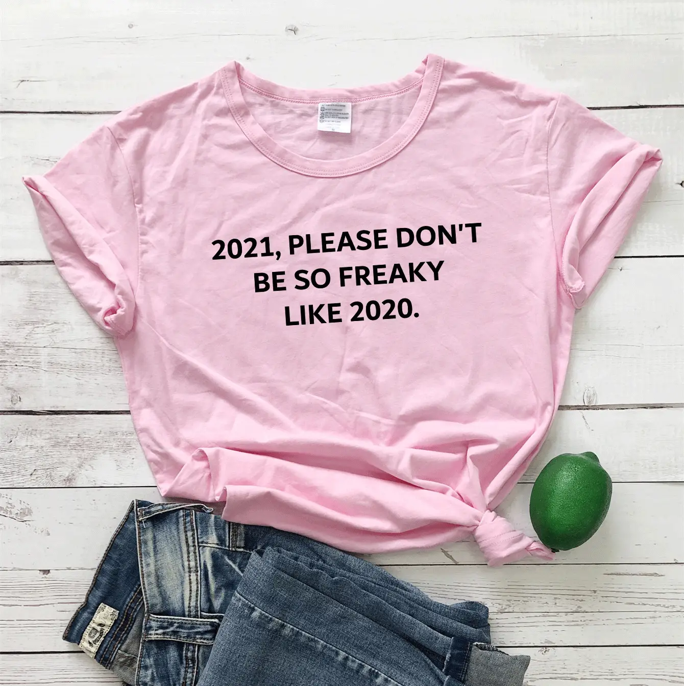 Maroon 2021 T-Shirt with Bold Letter Print
