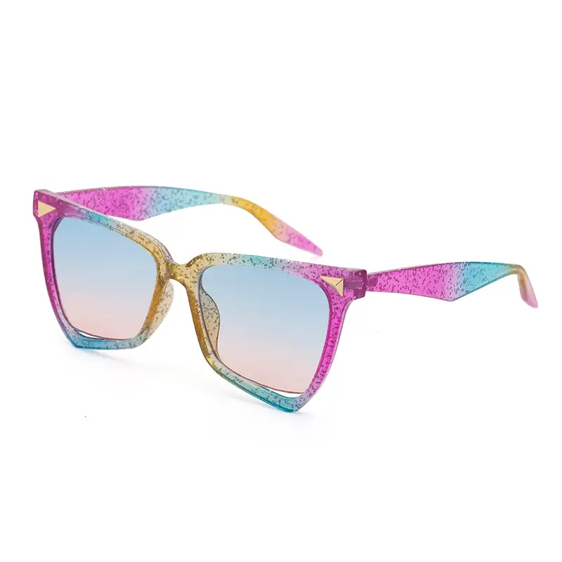 Women's Glitter Cat-Eye Sunglasses European American Style