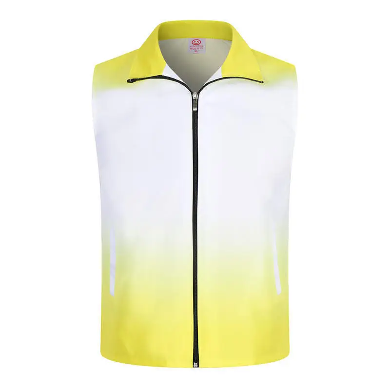 Full Color 8-Color Printed Waistcoat with Dinosaur Design