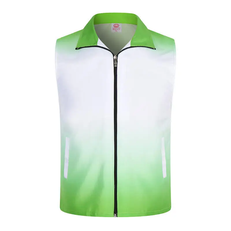 Full Color 8-Color Printed Waistcoat with Dinosaur Design