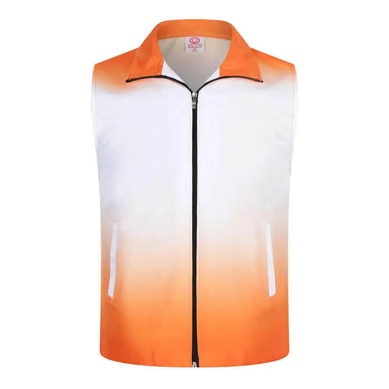 Full Color 8-Color Printed Waistcoat with Dinosaur Design