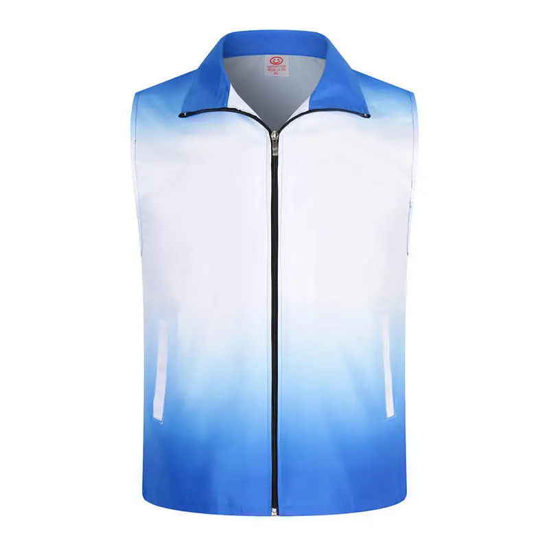 Full Color 8-Color Printed Waistcoat with Dinosaur Design