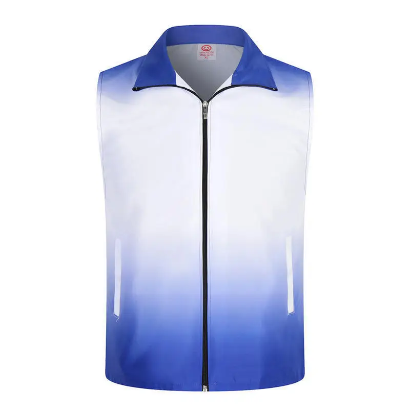 Full Color 8-Color Printed Waistcoat with Dinosaur Design