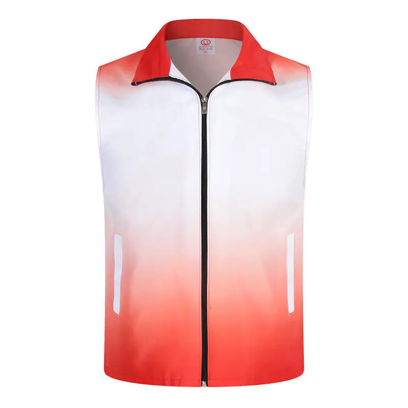 Full Color 8-Color Printed Waistcoat with Dinosaur Design