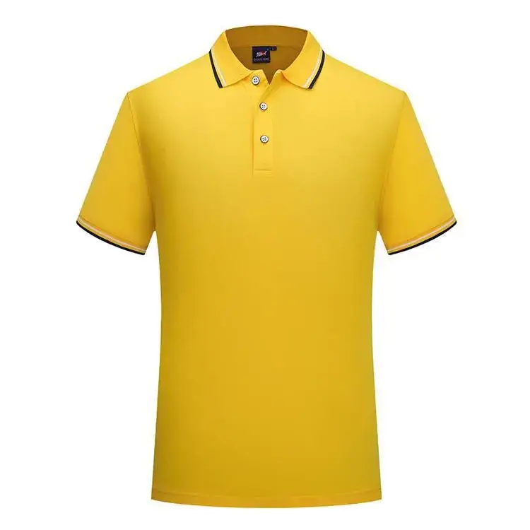 Men Green Polo Shirt with White Trim - Image 2