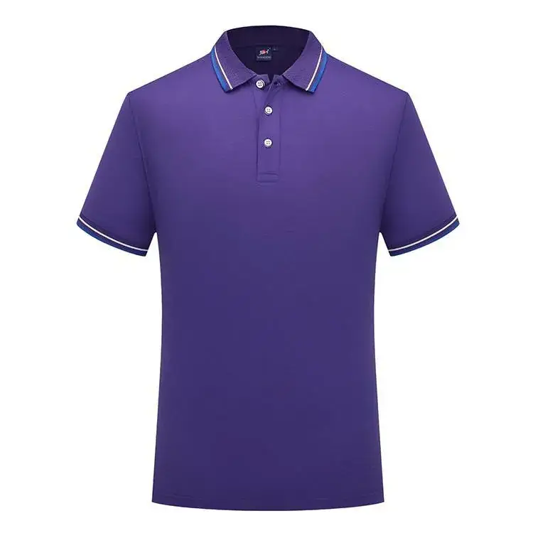 Men Green Polo Shirt with White Trim - Image 3