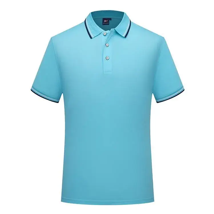 Men Green Polo Shirt with White Trim - Image 9