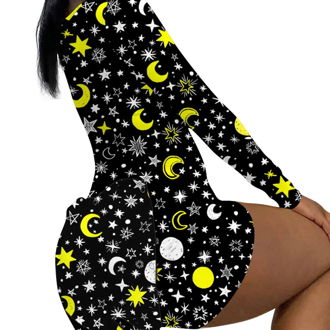 Printed Jumpsuit for Women with Money Print Design