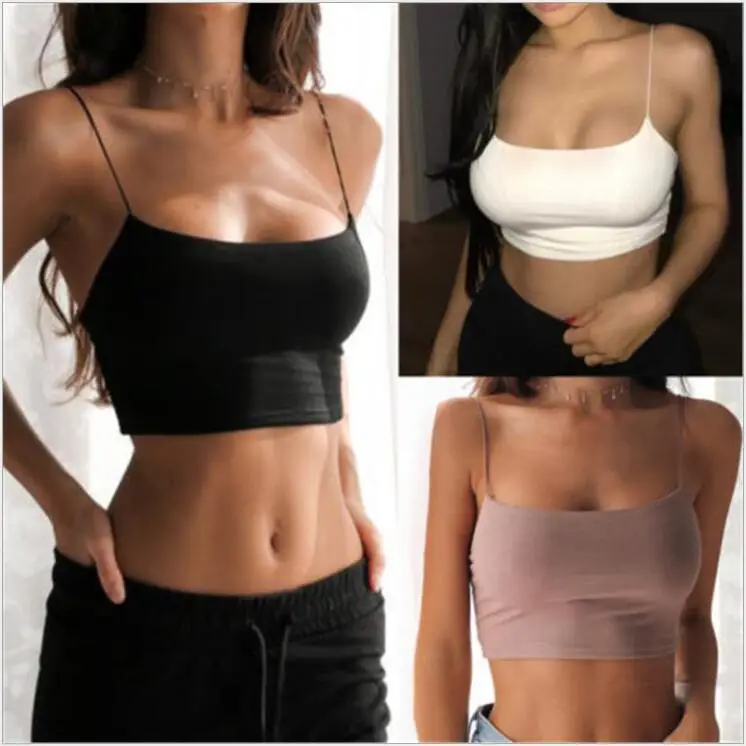 Women's New Color Sling Navel Backless Vest - Image 5