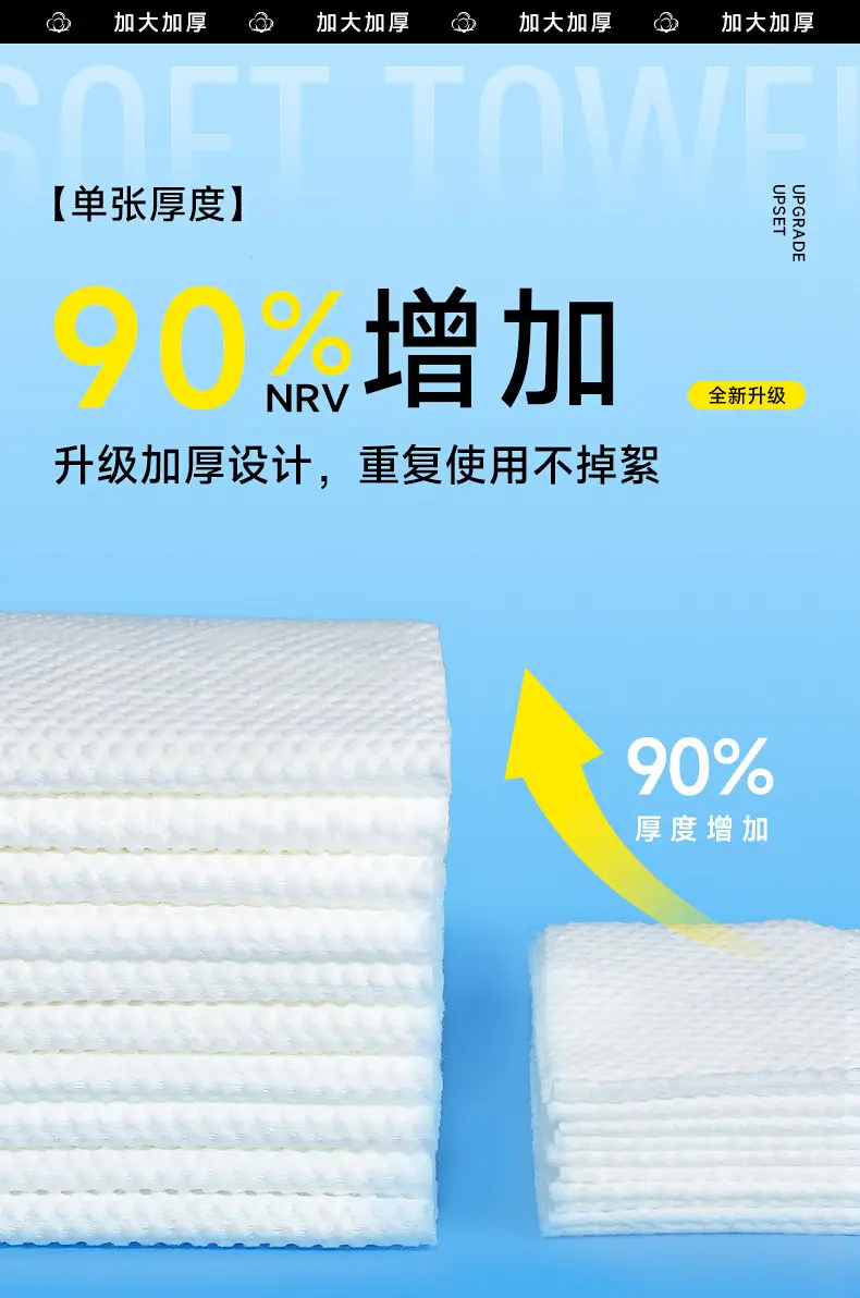 Pure Cotton Hanging Towel Large Volume White — feature 8