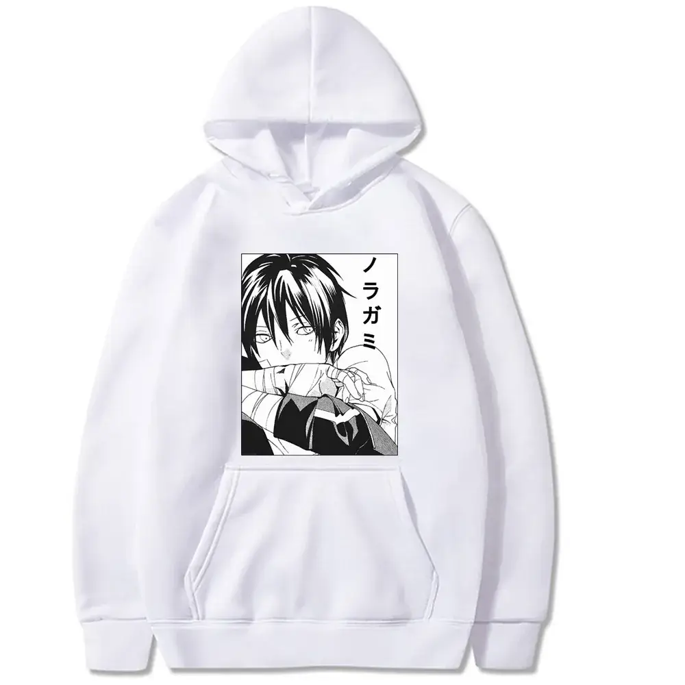 Noragami Yato Hooded Sweatshirt Black Harajuku Men Women - Image 7