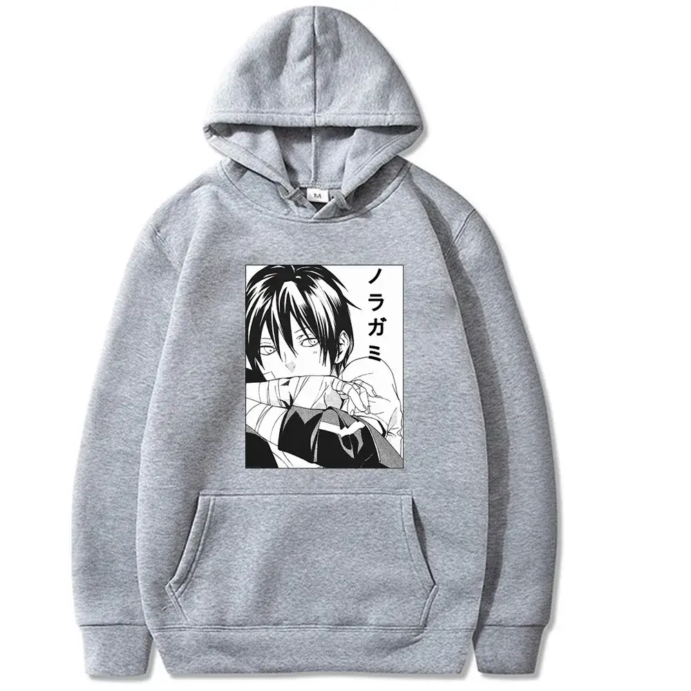 Noragami Yato Hooded Sweatshirt Black Harajuku Men Women - Image 10