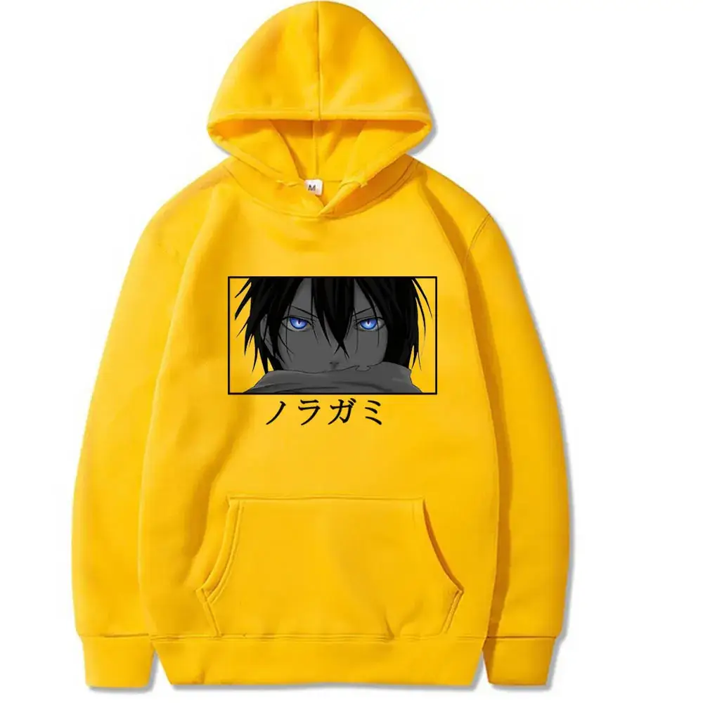 Noragami Yato Hooded Sweatshirt Black Harajuku Men Women - Image 2