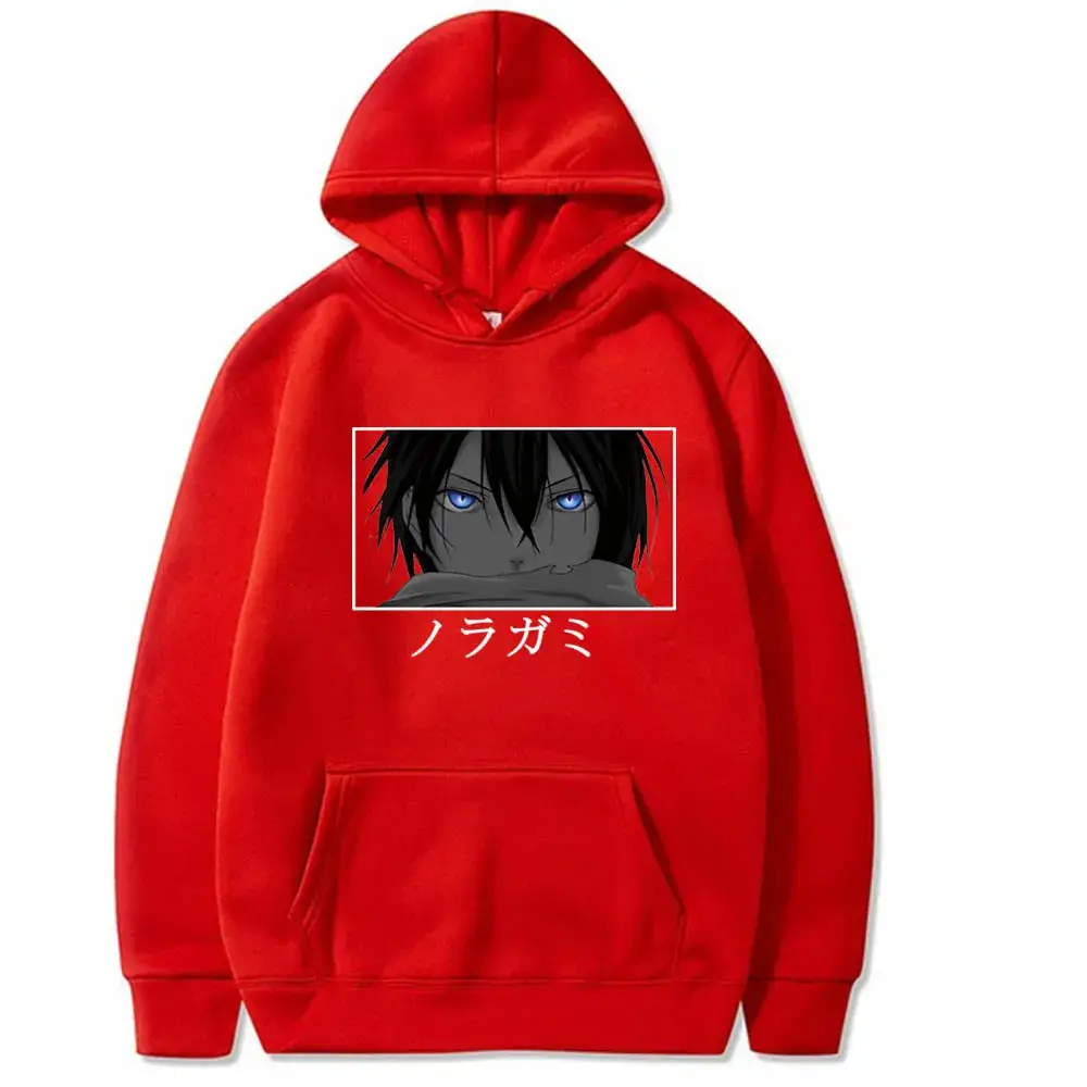 Noragami Yato Hooded Sweatshirt Black Harajuku Men Women - Image 3