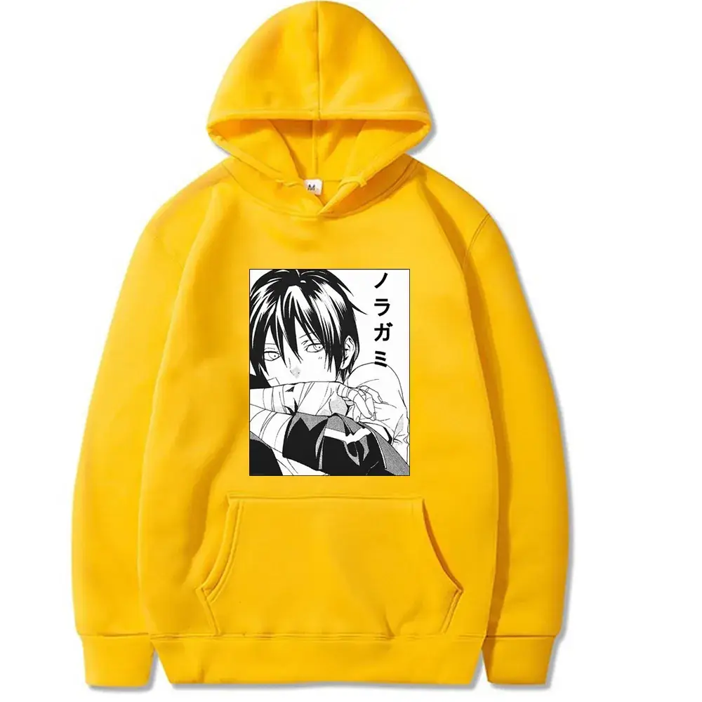 Noragami Yato Hooded Sweatshirt Black Harajuku Men Women - Image 8
