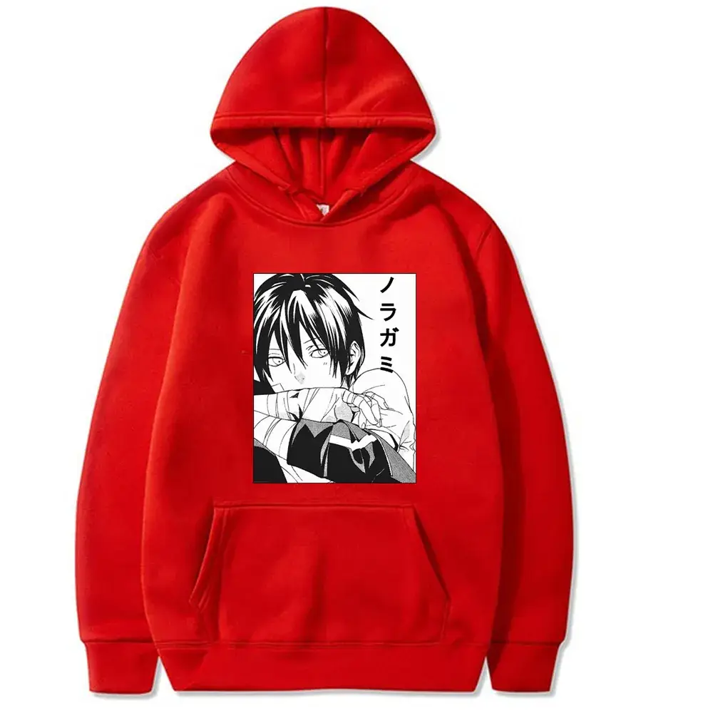 Noragami Yato Hooded Sweatshirt Black Harajuku Men Women - Image 9