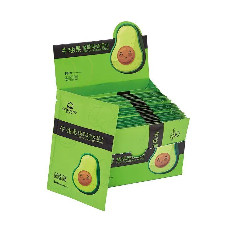 Avocado Deep Cleansing Makeup Remover Wipes - Image 2