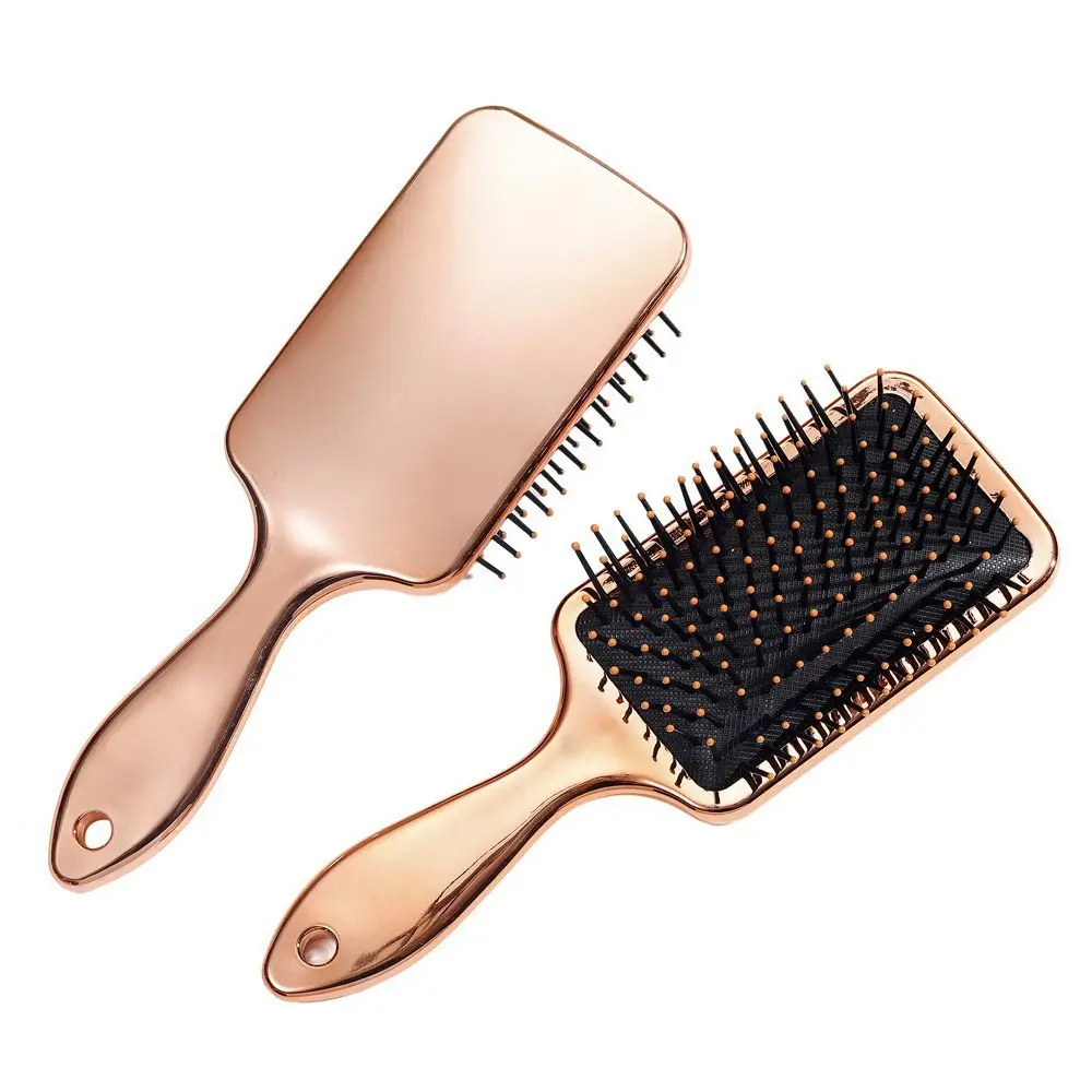 Rose Gold Square Electroplated Hair Comb for Women - Image 5