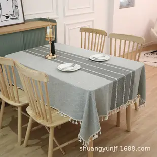 Pastoral Style Lace-Edged Cotton and Linen Tablecloth, Vintage Crochet Tea Table Cloth, Placemat, New Chinese Style, Available for Dropshipping — feature 37