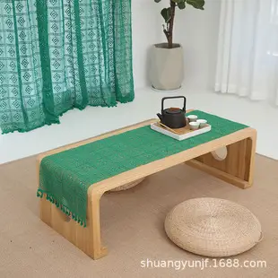 Pastoral Style Lace-Edged Cotton and Linen Tablecloth, Vintage Crochet Tea Table Cloth, Placemat, New Chinese Style, Available for Dropshipping — feature 46