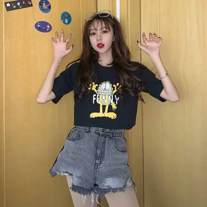 Women Graphic T-Shirt Summer 2025 Loose Fit - Image 7