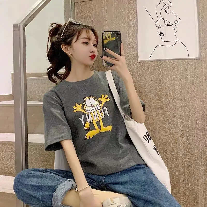 Women Graphic T-Shirt Summer 2025 Loose Fit — feature 1