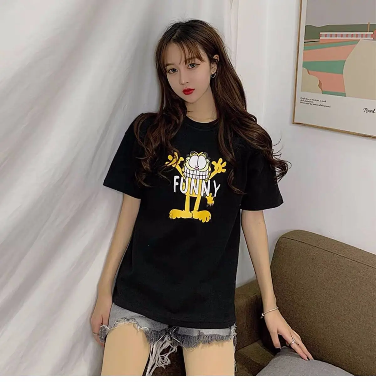Women Graphic T-Shirt Summer 2025 Loose Fit — feature 10