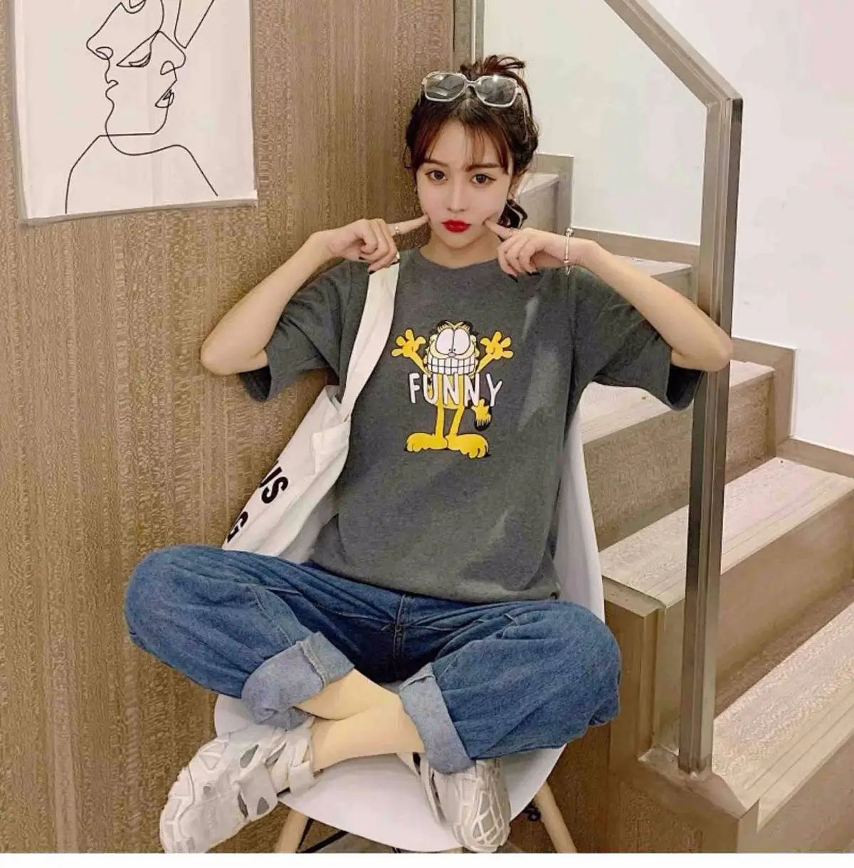 Women Graphic T-Shirt Summer 2025 Loose Fit — feature 4