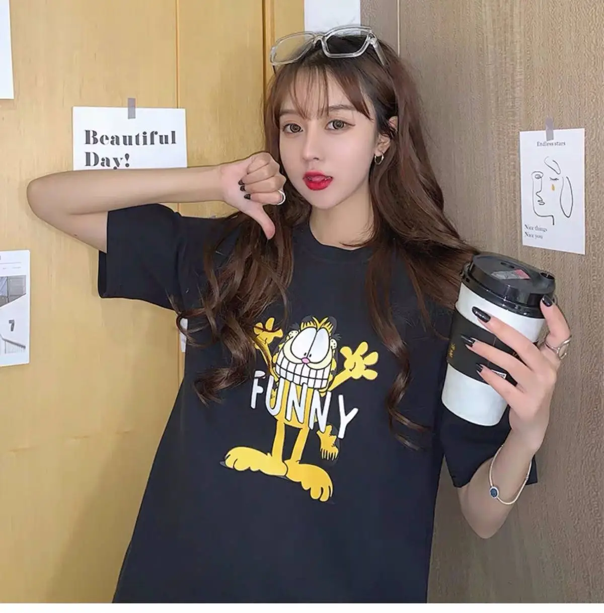Women Graphic T-Shirt Summer 2025 Loose Fit — feature 6