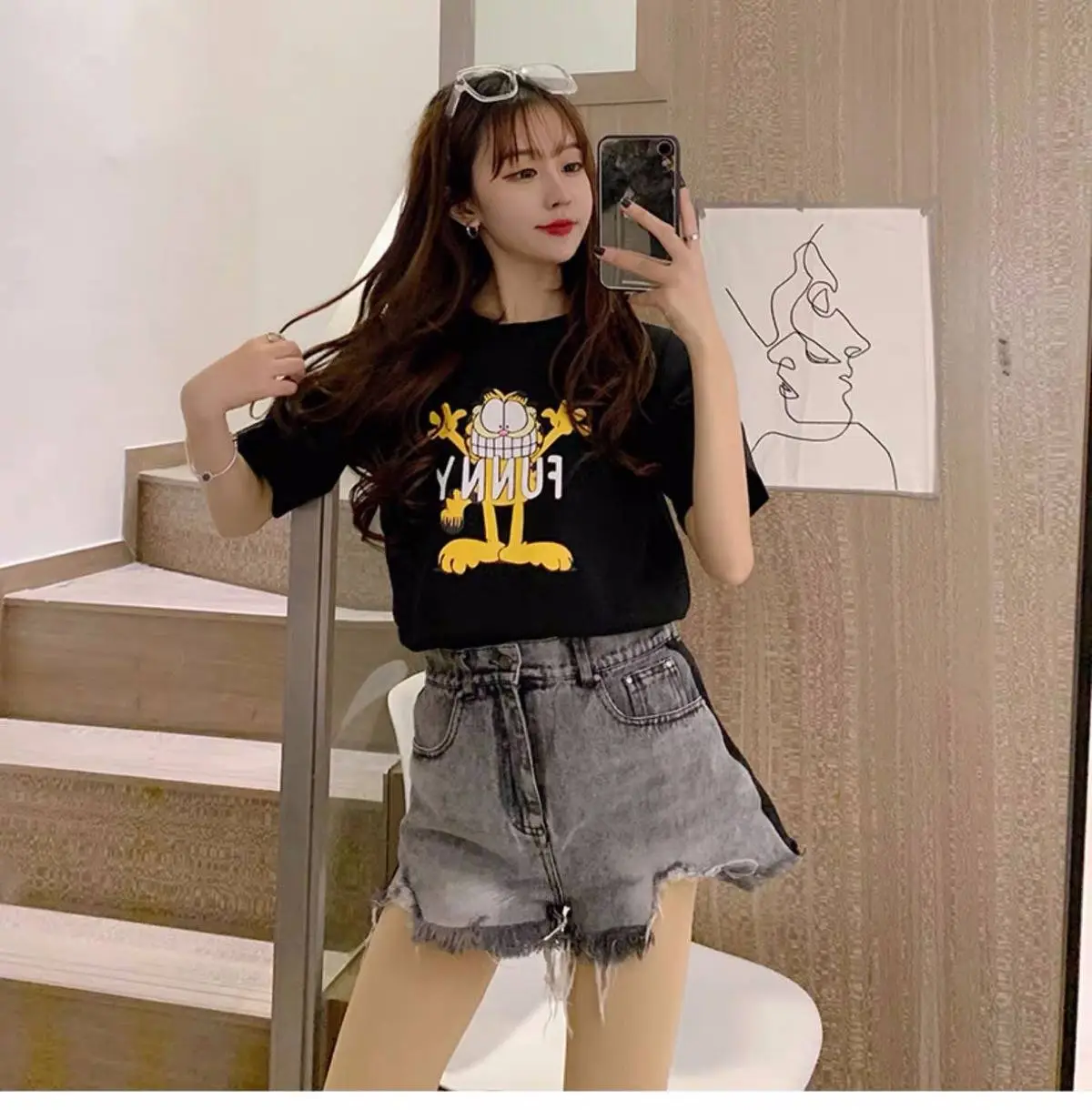 Women Graphic T-Shirt Summer 2025 Loose Fit — feature 8