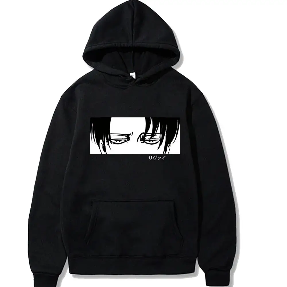 Men Black Cross-Attack Hoodie Sweatshirt Loose Fit - Image 9