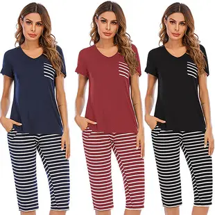 Pregnant Women's High Waist Belly Support Shorts Set — feature 17