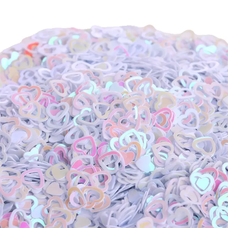 7mm Double Peach Nail Art Sequins Eye Makeup Glitter Patch Beads - Image 13
