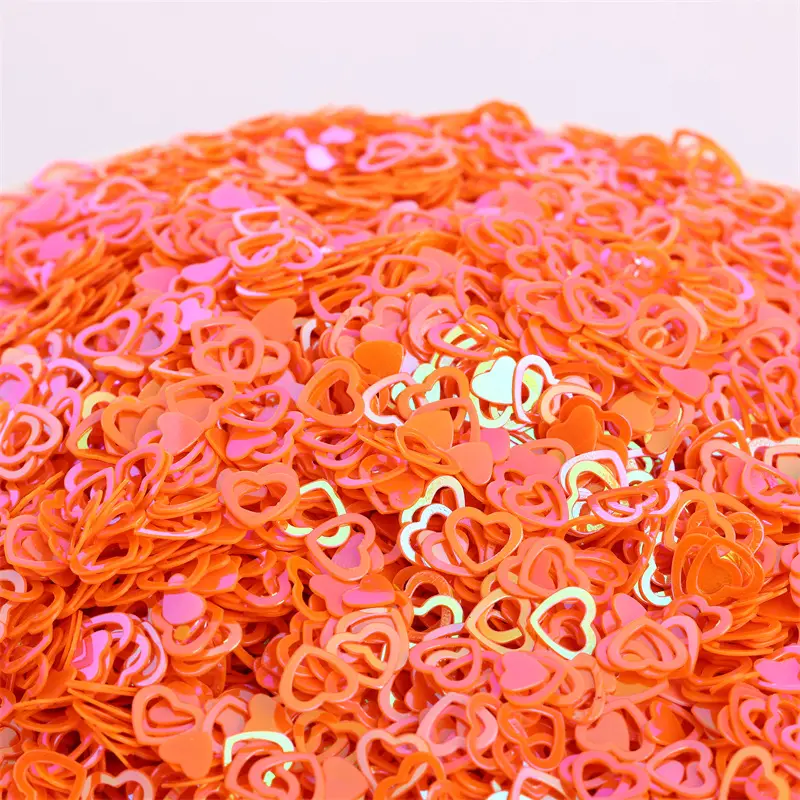 7mm Double Peach Nail Art Sequins Eye Makeup Glitter Patch Beads - Image 11