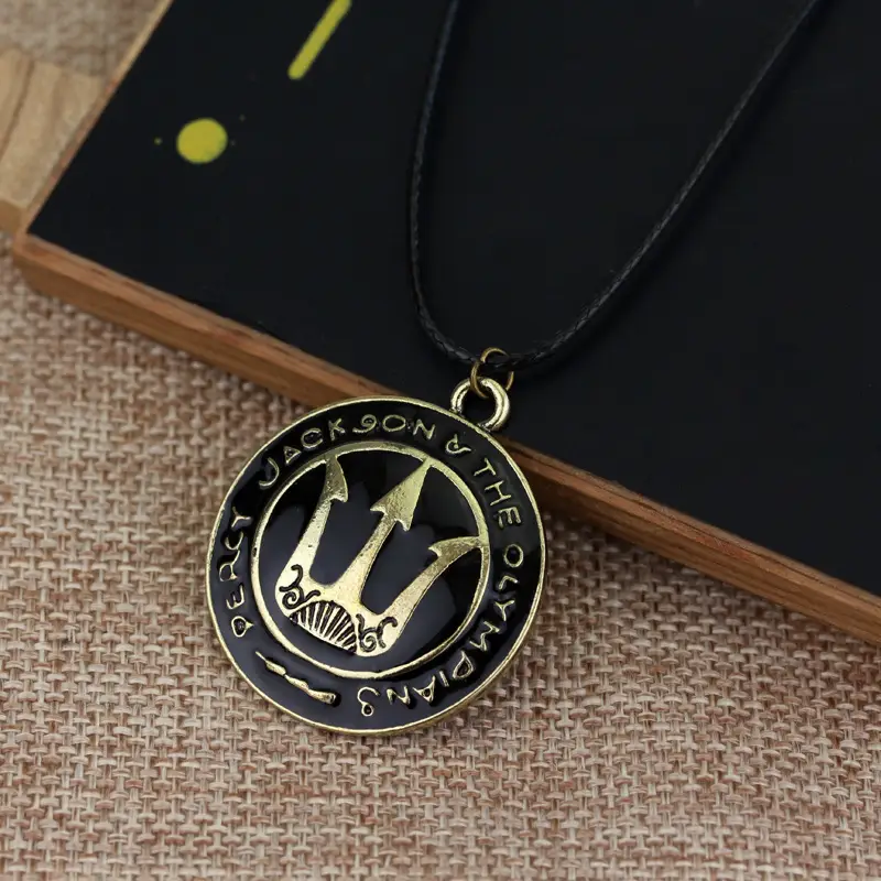 Percy Jackson Trident Logo Necklace for Men - Image 6