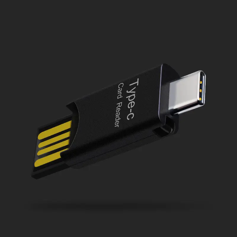 Type-C Dual-Purpose Card Reader for Mobile & PC