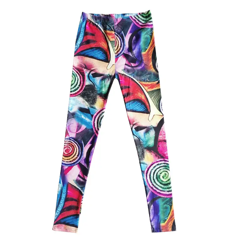 English Letter Printed Leggings Large Elastic Winter Wear