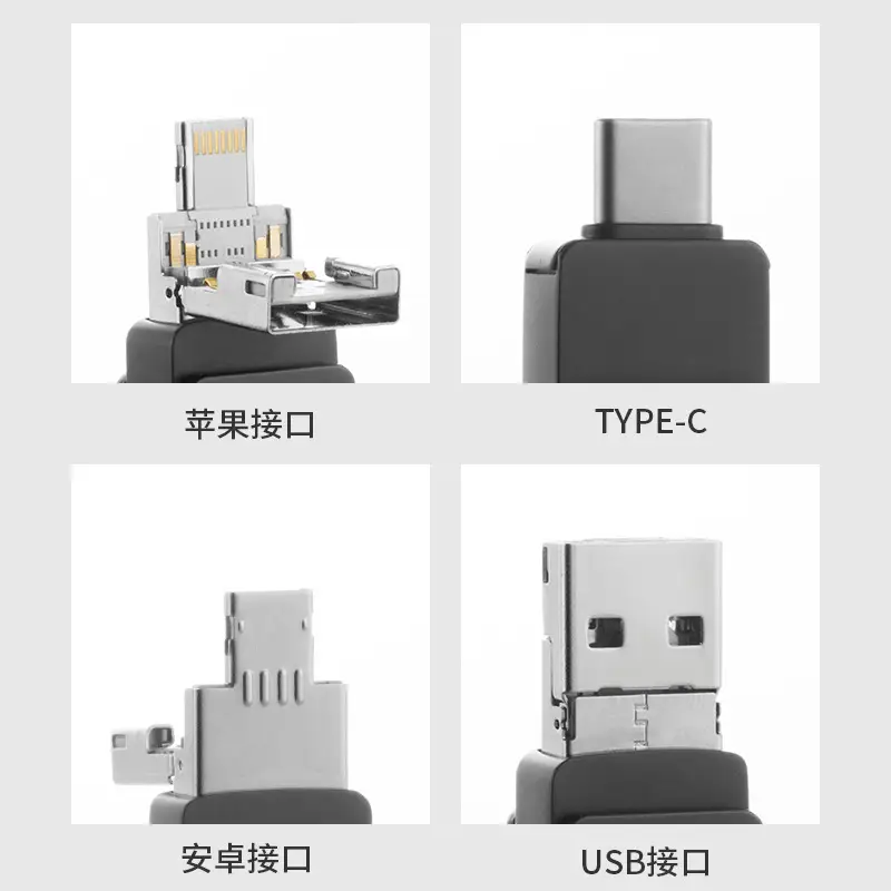 Four-in-One USB Flash Disk 256GB for All Devices - Image 4