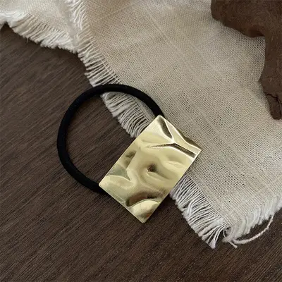 Cold Style Metal Hair Clips All Match Elegant Gold