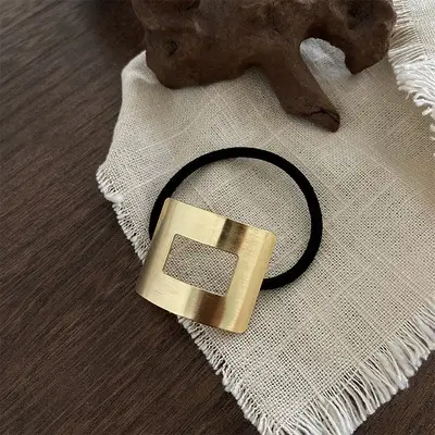 Cold Style Metal Hair Clips All Match Elegant Gold