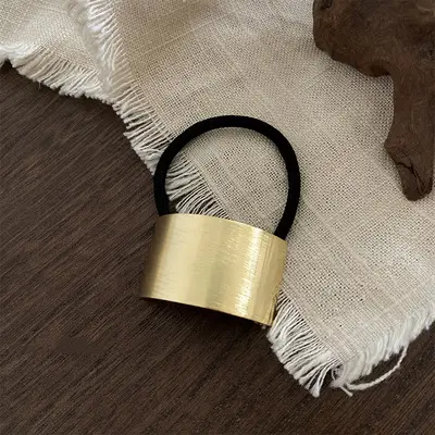 Cold Style Metal Hair Clips All Match Elegant Gold