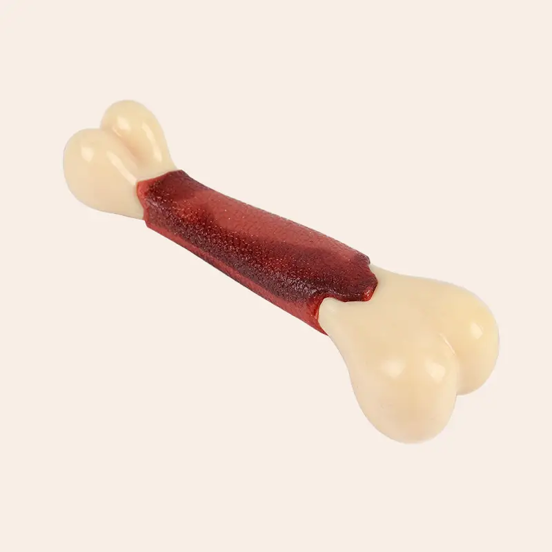 PSM New Pet Molar Toy Beef Flavor Simulation Bone Molar Fixed Teeth Wear-resistant Bite-resistant Pet Dog Toy