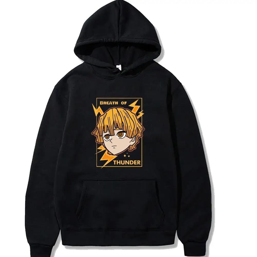White Cross-Brand Hooded Sweatshirt with Anime Design - Image 10