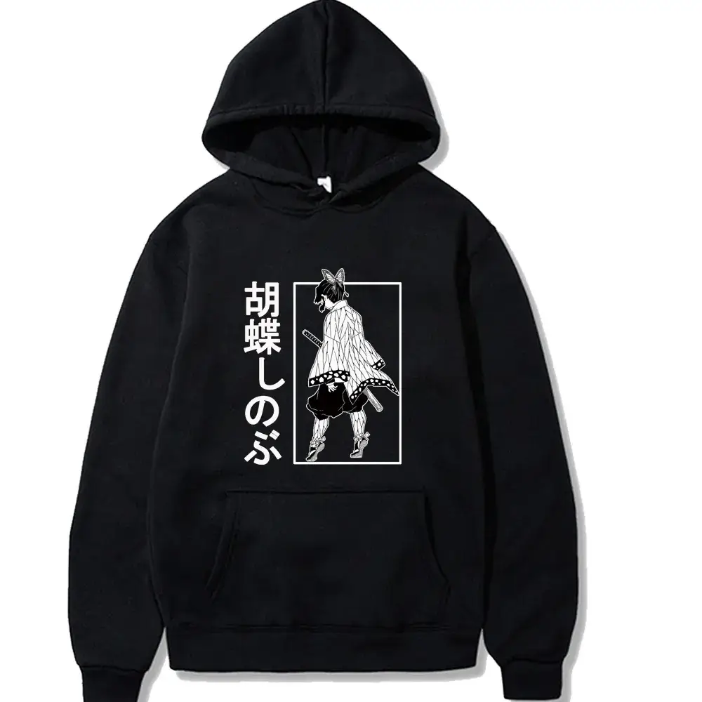 White Cross-Brand Hooded Sweatshirt with Anime Design - Image 5