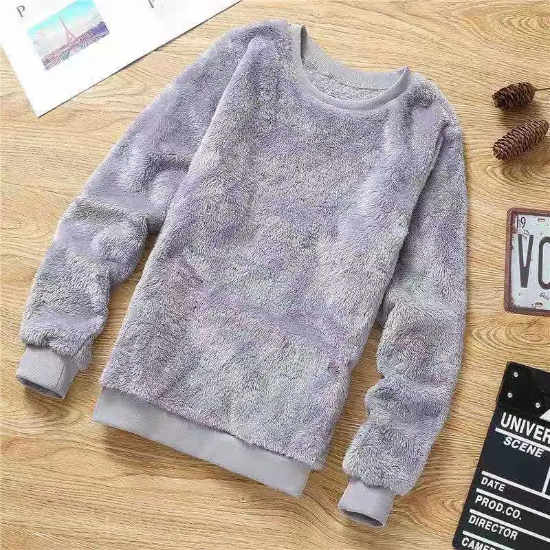 Women Arctic Velvet Lazy Sweatshirt Loose Fit Winter