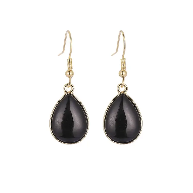 Sweet Blue Stone Drop Earrings for Women - Image 2